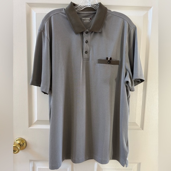 UNTUCKit Green Polo short sleeve - Picture 1 of 5